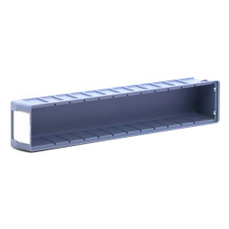 Storage bin plastic all walls closed