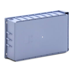 Storage bin plastic all walls closed