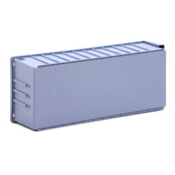Storage bin plastic all walls closed