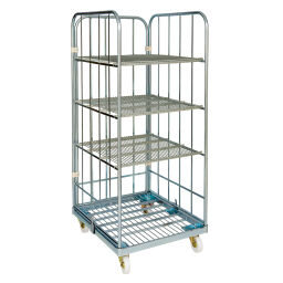 2-Sides Roll cage accessories shelve.  L: 710, W: 720,  (mm). Article code: 702SE710720