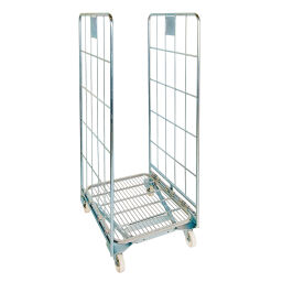 2-Sides Roll cage A-nestable Additional specifications:  nylon wheels.  L: 700, W: 800, H: 1665 (mm). Article code: 716NBS2P1665