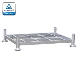 Stacking rack mobile storage rack tüv suitable for stanchions 60.3