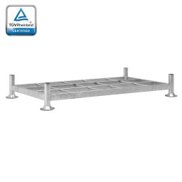 Stacking rack mobile storage rack TÜV suitable for stanchions 60.3 87302