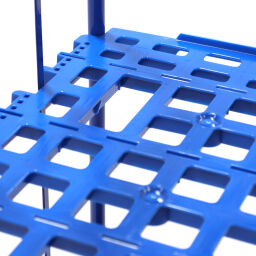 2-Sides Roll cage accessories shelve.  L: 680, W: 810,  (mm). Article code: 702E780810W