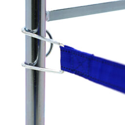 2-Wand Rollbehälter Einsteckwände + 2 nylon-Spanngurte Extra Spezifikationen:  Nylon Räder .  L: 800, B: 710, H: 1830 (mm). Artikelcode: 705S2P1650