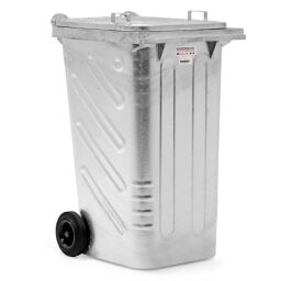 Mülltonne  Abfall und Reinigung Mini-Container feuerlöschender.  L: 750, B: 580, H: 1060 (mm). Artikelcode: 99-849
