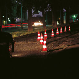 Cônes cône de signalisation trafic cône, 500 mm de haut - réfléchissant