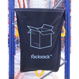 Waste sackholder Waste and cleaning accessories pallet rack recycling bag Colour:  blue.  W: 920, H: 1000 (mm). Article code: 51RSB1-CNT