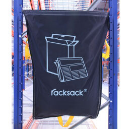 Waste sackholder Waste and cleaning accessories pallet rack recycling bag Colour:  blue.  W: 920, H: 1000 (mm). Article code: 51RSB1-MPNT