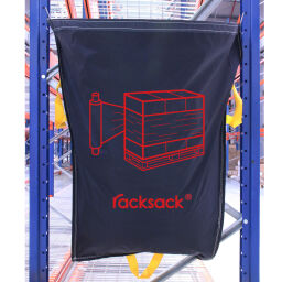 Waste sackholder Waste and cleaning accessories pallet rack recycling bag Colour:  blue.  W: 920, H: 1000 (mm). Article code: 51RSB1-PSNT