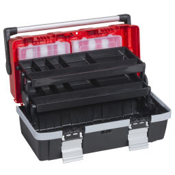 Transport case Toolbox with double quick lock