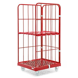 3-Sides Roll cage accessories shelve.  L: 710, W: 760,  (mm). Article code: 703KE716762