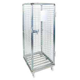 Full Security Roll cage input gates Additional specifications:  nylon wheels.  L: 800, W: 710, H: 1800 (mm). Article code: 705ADRP1600