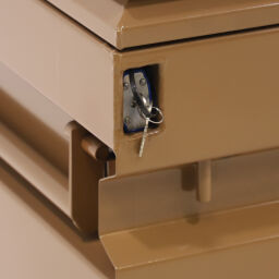 Sicherheitsbox Werkzeug- Sicherungs-Box verstärkte Ausführung.  L: 1830, B: 610, H: 676 (mm). Artikelcode: 8128051