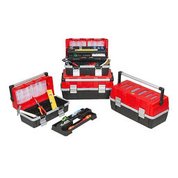 Transport case Toolbox with double quick lock