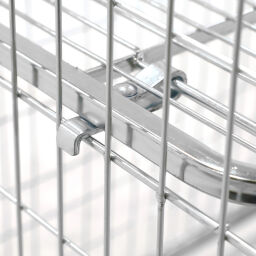 Full Security Roll cage A-nestable Walls:  mesh 50*50*4 mm.  L: 1200, W: 800, H: 1820 (mm). Article code: 716ADS1SR5050
