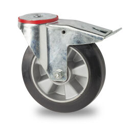 Lenkrollen Lenkrolle mit Feststeller Ø 200 mm