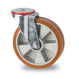Wheel castor wheel Ø 160 mm Version:  Ø 160 mm.  L: 160, W: 50, H: 190 (mm). Article code: 75.140.416.160