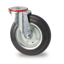 Wheel castor wheel Ø 100 mm Version:  Ø 100 mm.  L: 100, W: 27, H: 128 (mm). Article code: 75.140.612.100