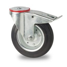 Castor wheels castor wheel with brake Ø 200 mm