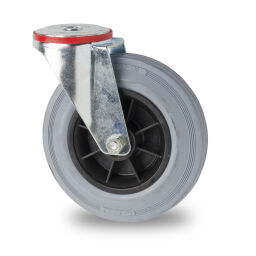 Wheel castor wheel Ø 160 mm Version:  Ø 160 mm.  L: 160, W: 40, H: 190 (mm). Article code: 75.140.652.160