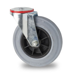 Wheel castor wheel Ø 125 mm Version:  Ø 125 mm.  L: 125, W: 37, H: 155 (mm). Article code: 75.140.652.120