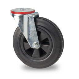 Wheel castor wheel Ø 100 mm Version:  Ø 100 mm.  L: 100, W: 27, H: 128 (mm). Article code: 75.140.992.100