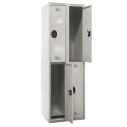 Cabinet locker cabinet 4 doors (cylinder lock) used.  W: 600, D: 500, H: 1800 (mm). Article code: 77-A038355