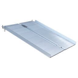 acces ramps acces ramp aluminium foldable 90 cm Height difference:  10 - 20 cm.  L: 910, W: 735, H: 70 (mm). Article code: 86STR-910