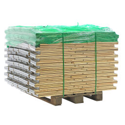 Pallet stacking frames hingeable construction stackable pallet tender