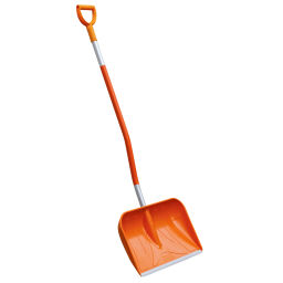Snow clearing equipment snow shovel with aluminum edge.  W: 560, D: 360,  (mm). Article code: 48-10064