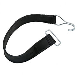 Cargo lashings retaining strap with 1 hook rubber 