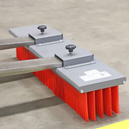 Snow clearing equipment Broom with insertion brackets.  W: 1220, H: 200 (mm). Article code: 91-136TA3039