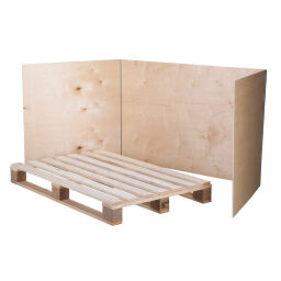 pallet stacking frames transport case stackable Euronorm (mm):  1200 x 800.  L: 1200, W: 800, H: 800 (mm). Article code: 99-172-M