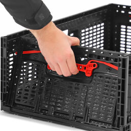 Caisse pliante parois + fond ajouré