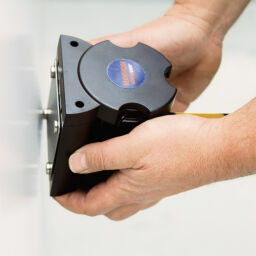 Absperrband Wandkassette mit Gurtband magnetische Wandkassette mit Rollgurt