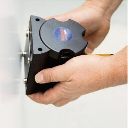 Absperrband Wandkassette mit Gurtband magnetische Wandkassette mit Rollgurt