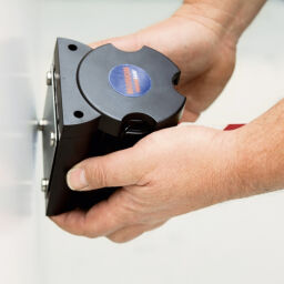 Absperrband Wandkassette mit Gurtband magnetische Wandkassette mit Rollgurt