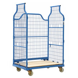 Furniture roll container Roll cage L-nestable.  L: 1200, W: 1150, H: 1850 (mm). Article code: 7092.121118-02