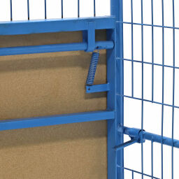 Furniture roll container Roll cage L-nestable.  L: 2400, W: 1150, H: 1850 (mm). Article code: 7092.241118-01