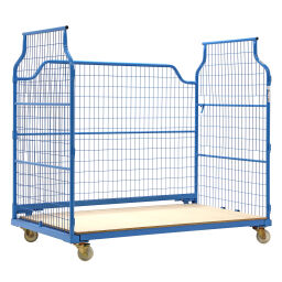 Furniture roll container Roll cage L-nestable.  L: 2000, W: 1150, H: 1850 (mm). Article code: 7092.201118-01
