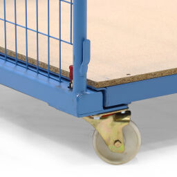 Furniture roll container roll cage l-nestable