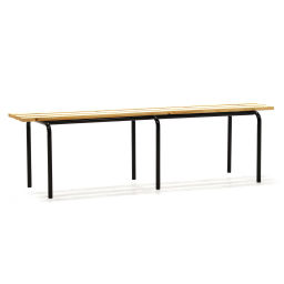 Cabinet cloakroom bench without superstructure used.  W: 1600, D: 400, H: 450 (mm). Article code: 77-00045