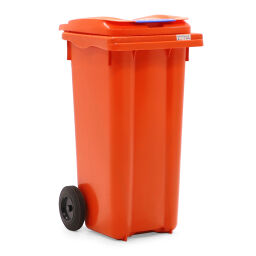 Waste and cleaning mini container with hinging lid 99-447-120-E-01
