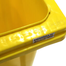 Mülltonne  Abfall und Reinigung Mini-Container mit Scharnierdeckel.  L: 550, B: 480, H: 930 (mm). Artikelcode: 99-447-120-L-01