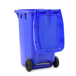 Plastic waste container Waste and cleaning mini container parcel offer Colour:  blue/yellow.  L: 725, W: 580, H: 1080 (mm). Article code: 99-447-240-S2