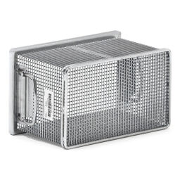 Wire basket pallet tender stackable Custom built.  L: 370, W: 220, H: 200 (mm). Article code: 99-4524-PAL