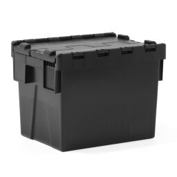 Stapelboxen Kunststoff schachtel- und stapelbar mit 2-teiligem Deckel Typ:  schachtel- und stapelbar.  L: 400, B: 300, H: 305 (mm). Artikelcode: 99-ALC403030-T