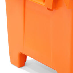 Stapelboxen kunststoff großvolumenbehälter mit 2-teiligem deckel