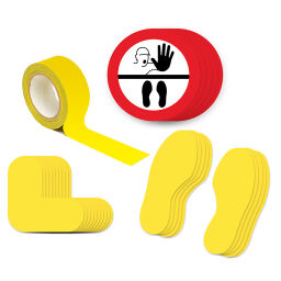 Protective equipment safety and marking floor marking stop (kit) 